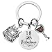 Porte-clés d'anniversaire en Acier Inoxydable: Pendentif Keychain Sac Charm pour Vos Amis de la Famille