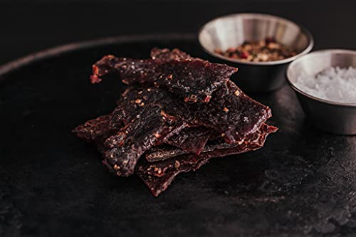 Bison Boys | Buffalo Jerky | Preservative Free Bison Meat | Usa Raised | Natural Smoke Flavorings | Protein Packed Low Fat Healthy Snack Food (Sweet&Spicy (3)) #TOP3