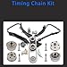 Engine Rebuild Overhaul Kit Camshaft Timing Chain Kit & VVT Valve Lifter Rocker Arm Fit For Jeep Chrysler 200 300 Challenger Charger Ram 1500 Wrangler Dodge Ram Pentastar 3.6L V6 2011-2016