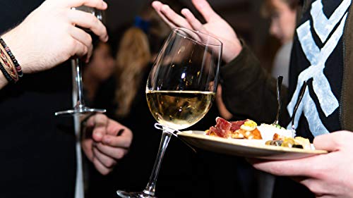 Wine Or Champagne Glass Holder And Stainless Steel Plate Clip Designed As An Elegant & Sturdy Wine Saver. Perfect Wine Accessories And Gifts For A Friendly Dinner Or Party. (Pack Of 3). #TOP2