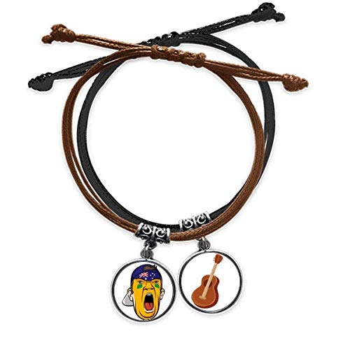 Guitarra pulsera de Australia de cuero flexible que no daña la piel de la muñeca