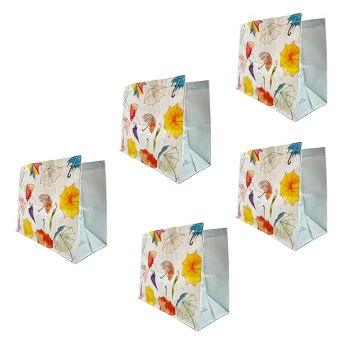 Earthwise OceanBound Plastic Reusable Shopping Bags, 5 Pack