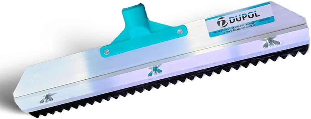 Epoxy Floor Squeegees - Notched Squeegee 16” are Used to Apply Heavy coatings Such as epoxy, Urethane, Cement Self-Leveling. The Best Serrated Squeegee to Apply epoxy Floor coverings.