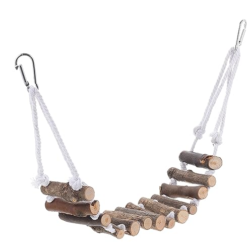Escalera de madera para reptiles con peldaños estables que activa el ejercicio de los lagartos 2