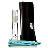 Record Cleaning Brush Kit - Ultimate LP Vinyl Maintenance Set by Record-Happy: Velvet Brush, Anti-Static Solution Fluid Spray and Microfiber Cleaning Cloth - to Keep your Album Collection like New !