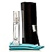 Record Cleaning Brush Kit - Ultimate LP Vinyl Maintenance Set by Record-Happy: Velvet Brush, Anti-Static Solution Fluid Spray and Microfiber Cleaning Cloth - to Keep your Album Collection like New !