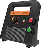 Gallagher MBS200 Electric Fence Charger | Multi-Power AC, Battery or Solar Fence Energizer | 2 Joule Livestock Charger for Portable & Permanent Fencing