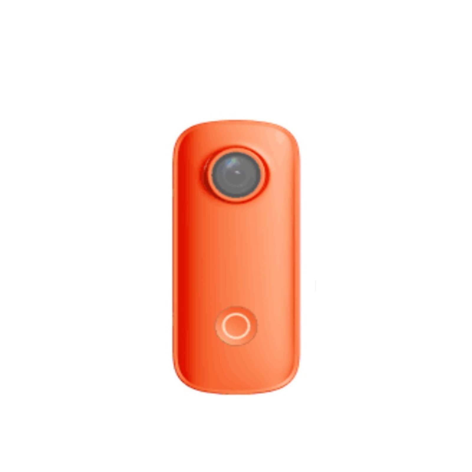 Action Cam, Mini Thumb Camera 1080P30FPS / 4K30FPS H.265 12MP 2.4G 30M Custodia Impermeabile Action Sport Videocamera DV,All'aperto, Sport, Video(C100 ADD 32GB,Oranje)