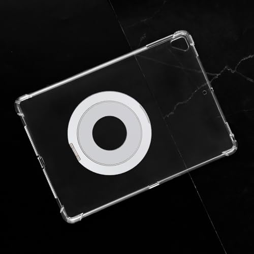 Coque iPad Air 2013抗摔保护壳带桌面支架与手提把手透明银色