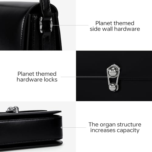 Image of LA FESTIN Genuine Leather Purse for Women Designer Shoulder Handbag Daliy