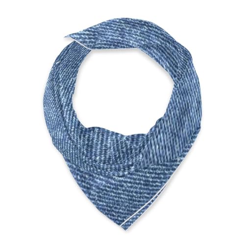 Yuiboo Blue Jeans Square silk Head Hair Scarf Shawls And Wraps Elegantes Winter for Winter bufanda para mujer elegante2