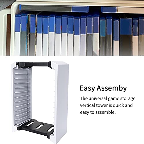 image for iayokocc Universal Game Storage Rack, Video Game Storage Set, Includes
