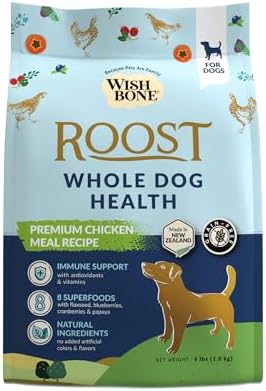 Wishbone Roost New Zealand Chicken Dry Dog Food, Gluten-Free, Gra...