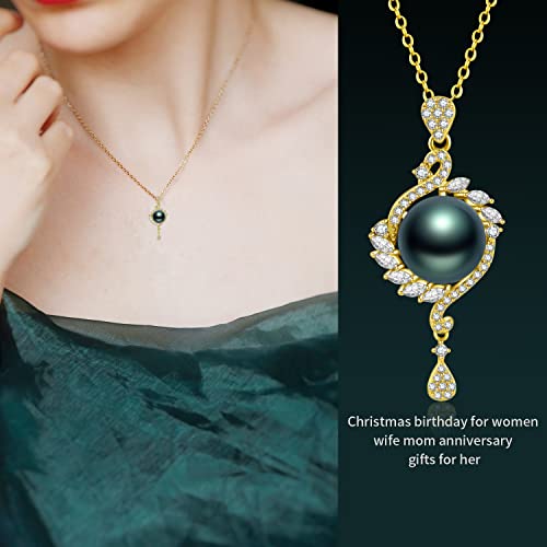 Black Tahitian Pearl Ladies Necklace - Mom & Wife Gifts for Mothers Day, Anniversary & Christmas2