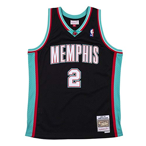 Maillot NBA Jason Williams Memphis Grizzlies 2001-02 Hardwood Classics Noir Mitchell