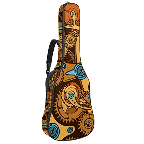 Sac à dos guitare acoustique anti-pluie avec organiseur de accessoires - Motif baleine original