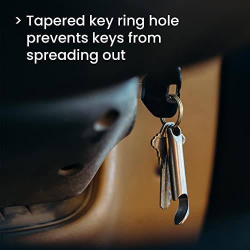 Aerocrafted Wingman Bottle Opener - Titanium Everyday Carry, Multifunctional Beer Opener And Pry Bar Tool For Keychains, Made In The Usa #TOP3