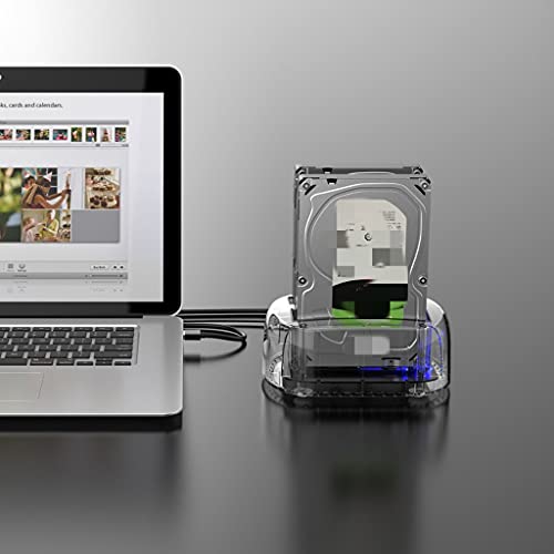 Caja Externa Transparente USB 3.1 para Disco Duro 2.5" y 3.5" miniatura 6