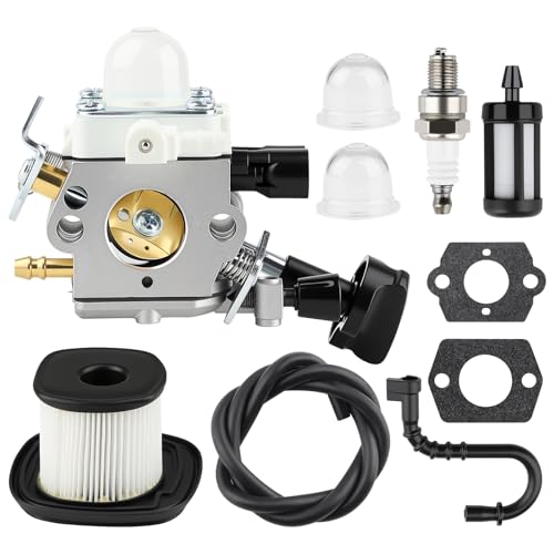 HUSWELL BG 86 Carburetor for STIHL BG86C SH86 SH86C BG86Z Leaf Blower Tune Up Kits Air Filter Parts Replace 4241-120-0616,C1M-S261B