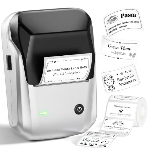 NIIMBOT B1 Label Maker, 2 Inch Bluetooth Label Printer for Home