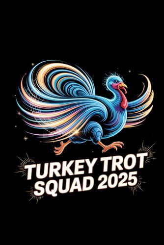 Turkey Trot Squad 2025 Notebook – Funny Thanksgiving Running Journal | Cosmic Run Edition: Perfect Gift for Runners and Turkey Trot Lovers