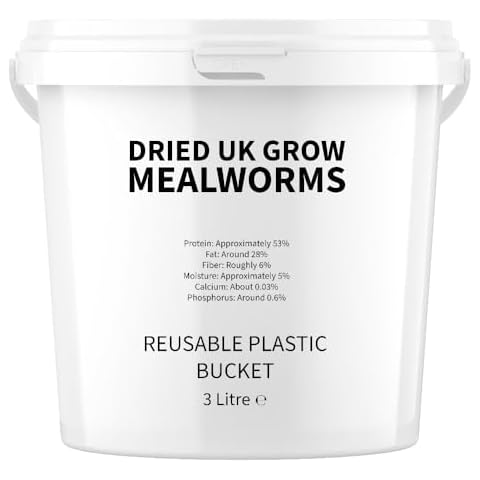 10L Premium Bucket of Dried Mealworms Cover