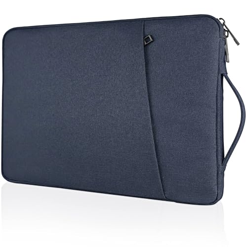 Teskyer パソコンケース 14.1インチ pcケース 14.1インチ ノートパソコンケース 全面保護 MacBook Air M2/M1 / MacBook Pro M2/M1 VAIO Pro PG対応 VAIO S13 / LIFEBOOK WU2/G2 / WU4/G2 適用 軽量 耐衝撃 撥水加工 パソコン かばん 通勤 通学 ビジネス(14.1インチ, ネイビー)
