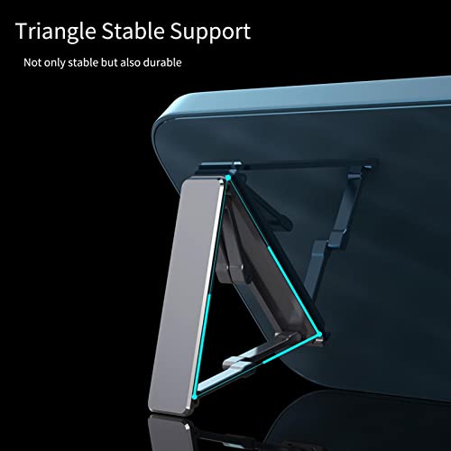 Suportes de celular dobráveis, suporte de telefone de mesa multi-ângulo - suporte portátil para celu