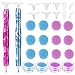 Produktbild Resin Diamond Painting Pen, Diamant-Malstift aus Kunstharz Stift Diamanten Kurviger Stift, 5D Diamant-Malerei Werkzeuge mit 12 Teilen Kleber +12 Stücke Ersatz Stiftköpfe für DIY