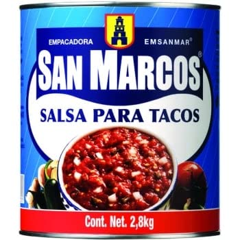 SAN MARCOS - SALSA PARA TACOS. PACK 6 X 2800GR.