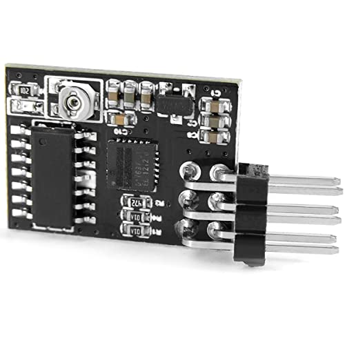 Lieonvis Mini module gyro pour RC-CARS Contrôle automatique réutilisable Gyro 4-6 V Sensibilité Module stabilisateur de gyro de voiture Mini RC facile à utiliser Accessoires pour téléchargement Cover