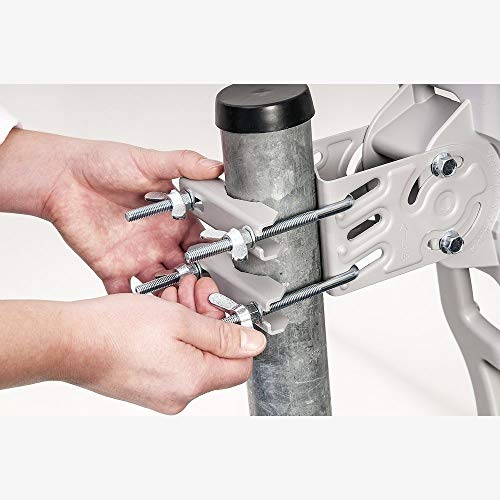 Fuba Satellitenschüssel Komplettset 8 Teilnehmer DAL 808 A - Sat Komplettanlage DAL 800 A Alu...