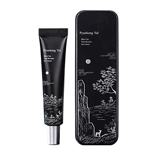PYUNKANG YUL Black Tea Time Reverse Eye Cream - Hyaluronic Acids, Ceramide Rich Nourishment Eye Cream Making Moisture Barrier and Peptides Increasing Skin Elasticity - Furmented Black Tea - 0.85 Fl Oz