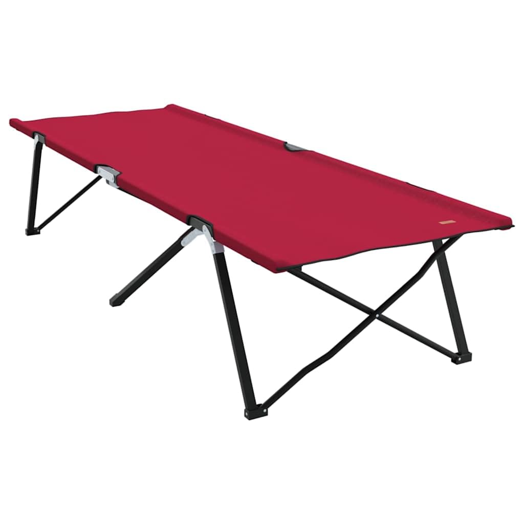INLIFE Klapp Schlafbett fürs Camping Rot 206 x 76 x 74 cm Ox Stoff,Sportartikel,Outdoor-Aktivitäten,Camping & Wandern,Camping-Möbel,Feldbetten,Rot,7.6 KG,42003164