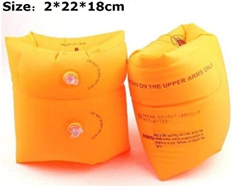 Eidyer Inflatable Swim Armbands, 2-PACK, Float Roll up Sleeves for Children Adult Kids learning Swimming, Float Swimming Ring for Children and Adults
