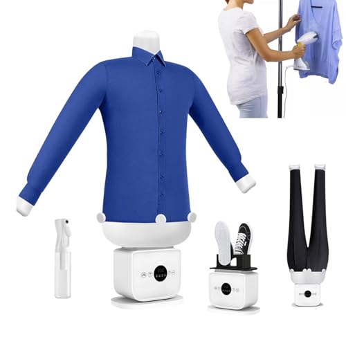 Máquina de planchar automática, vaporizador de ropa y secador de aire caliente manos libres con temporizador inteligente y apagado automático para camisas, pantalones y zapatos