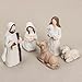 WANCHIY Nativity Set Indoor Christmas Decoration- 13 Pieces Nativity Scene with Manger for Nativity Scene Indoor Use, The Nativity Story Figures- Christian Religious Nativity Sets & Figures (Classic)