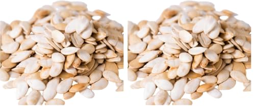 Roasted Unsalted Pumpkin Seeds in Shell by Gerbs – 4 LBS - Top 11 Food Allergen Free &amp; Non GMO - Vegan &amp; Kosher – Premium Whole Pepitas – COG USA (Pack of 2)