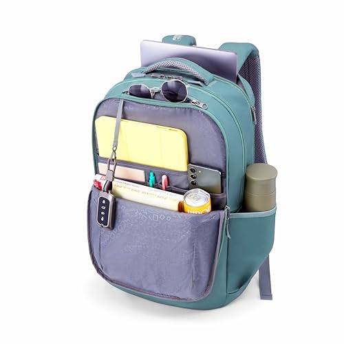 Image of American Tourister Brett 4.0 | 31 Ltrs | 3 Compartments | Bottle Pocket | Ergonomic Padded Back Panel & Shoulder Straps | Laptop Backpack | 1 Year International Warranty | Fern Green