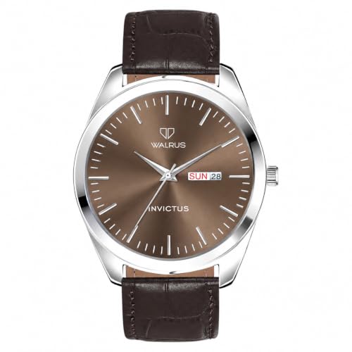 Image of Walrus INC Series Men's Analog Watch - Vegan Leather Strap, Stylish & Modern Style | Perfect for Formal and Casual Wear