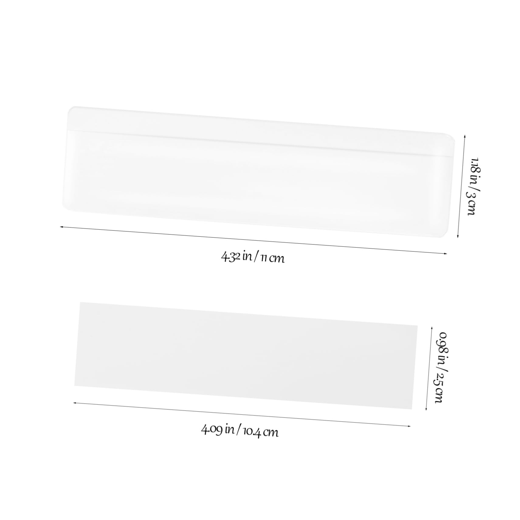 OSALADI 3 Ensembles Combinaison de papier du d'étiquette adhésif pour porte-étiquettes bandes avec adhésif support livre autocollant titulaire de la carte de visite
