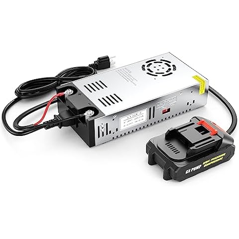 GX PUMP 110v AC to 18V DC Converter Transformer for L2 / L3 Cordless PCP Air Compressor Home Outlet Use, 600W 33A Max Cover