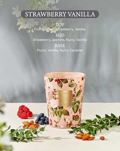 MSENSE-Strawberry-Vanilla-Scented-Candle-Home-Decor-Extra-Large-3-Wick-Natural-Soy-Wax-Candles-for-Home-Scented-Christmas-Candles-Gift-for-Winter-Holiday-150-Hours-Long-Lasting-Slow-Burning-35-OZ MSENSE Strawberry Vanilla Scented Candle Home Decor Extra Large 3 Wick Natural Soy Wax Candles for Home Scented Christmas Candles Gift for Winter Holiday 150 Hours Long Lasting Slow Burning 35 OZ