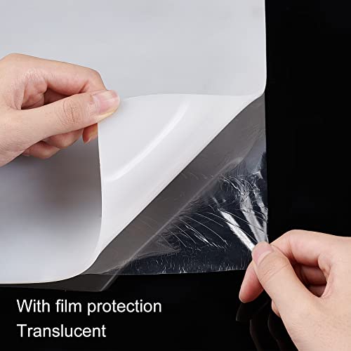 BENECREAT 2 STÜCKE Weiße Silikongummiplatte 250x250x3mm Hochtemperaturbeständige Dichtungsplatte, Verwendet Für Herstellung von Dichtungen Und Dichtungen