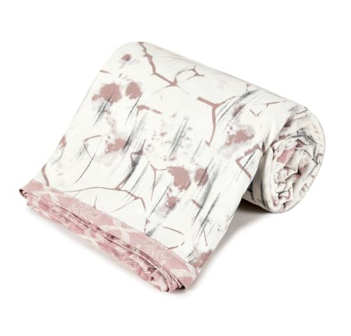 Image of Amazon Brand - Umi AC Dohar Blanket for Single Bed | 100% Cotton 160 TC | Soft Lightweight Three Layer Quilt | 57x87 Inches | Beautiful Elegant Design
