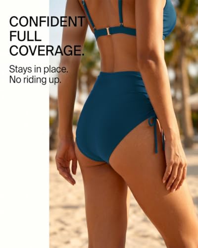 Image of Holipick Women's High Waisted Bikini Bottom