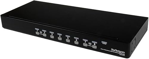 STARTECH.COM SV831DUSB 8PORT USB PS2 KVM SWITCH 1U RACKMOUNT WITH OSD