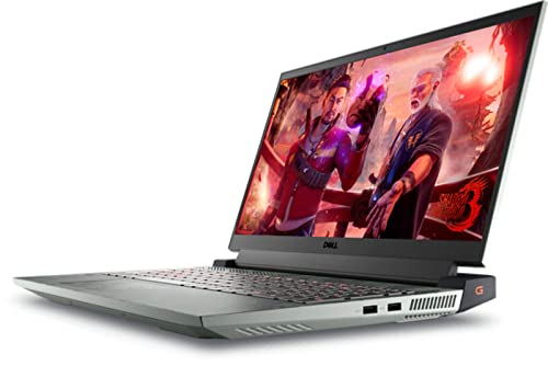 Image of Dell G15 5525 Laptop (2022) | 15.6 inch 1920x1080 FHD 165Hz | Ryzen 7-6800H - 512GB SSD Hard Drive - 16GB RAM - Nvidia GeForce RTX 3050 Ti | 8 cores @ 4.7 GHz - 4GB GDDR6 Win 11 Home Silver (Renewed)