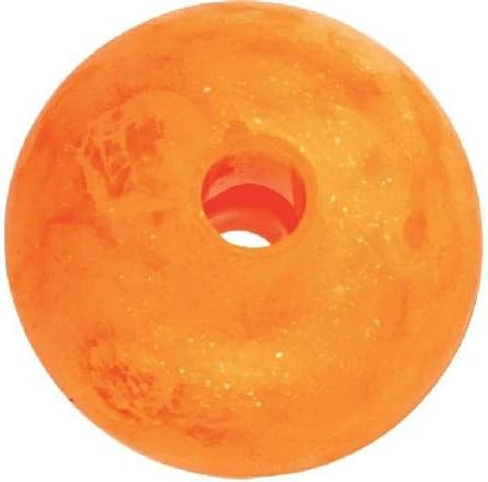 Mottled TroutBeads Fishing Bait Sun Orange Size 10mm Package of 15