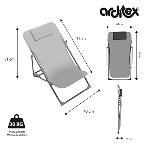 ARDITEX WD16127 Lettino pieghevole da 43 x 66 x 61 cm di Disney-Topolino - 2